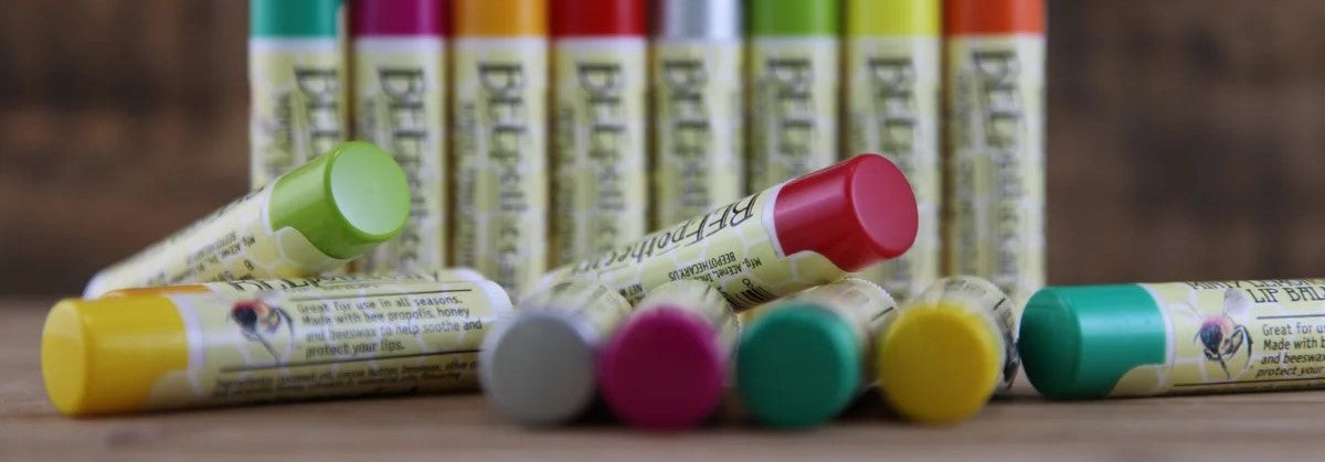 Honey Bee lip balm products for sale
