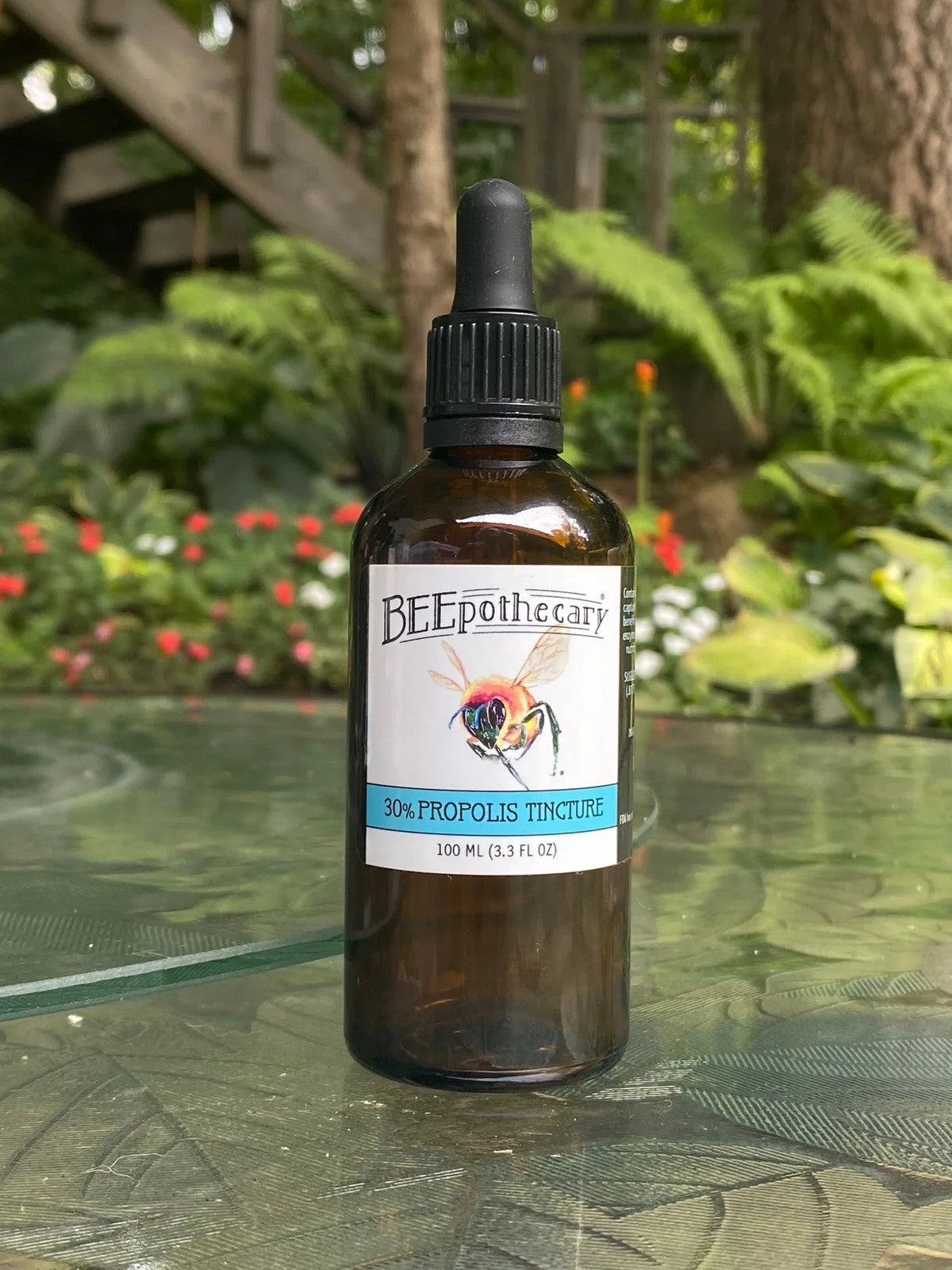 BEEpothecary 30% Propolis Tincture in 100 ml bottle with dropper