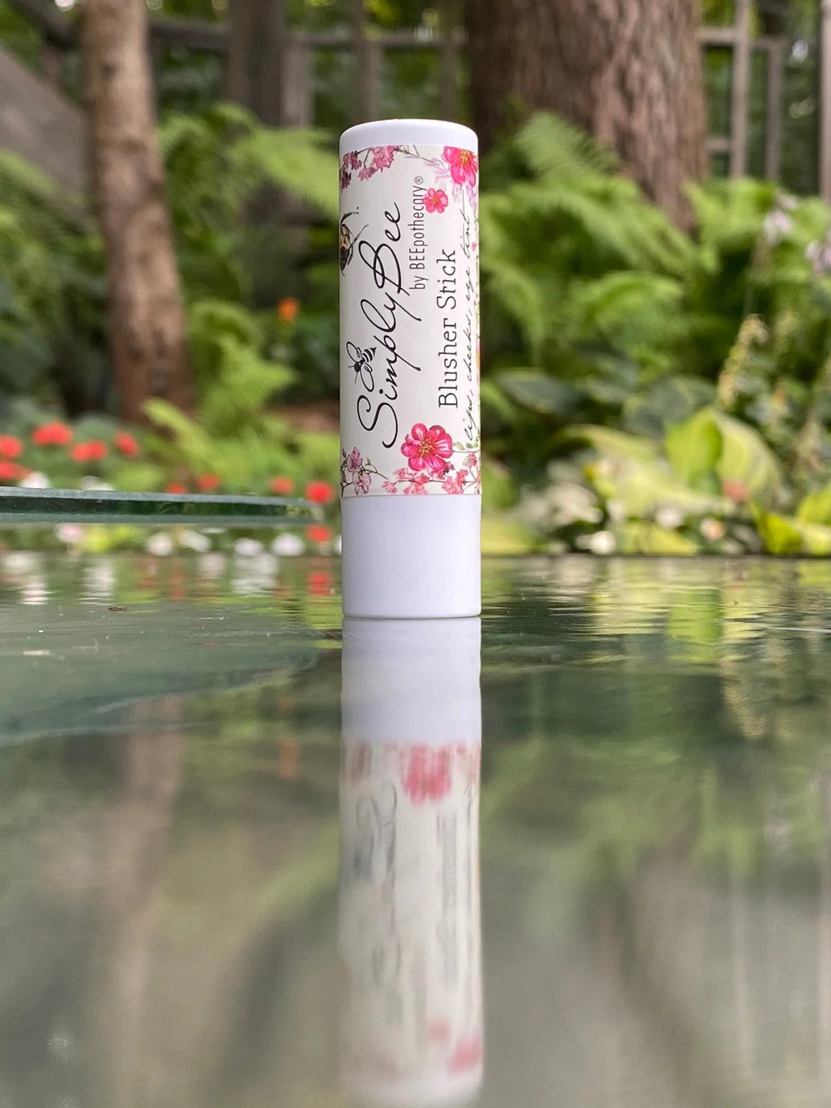 BEEpothecary blusher stick bee line skin care in white stick